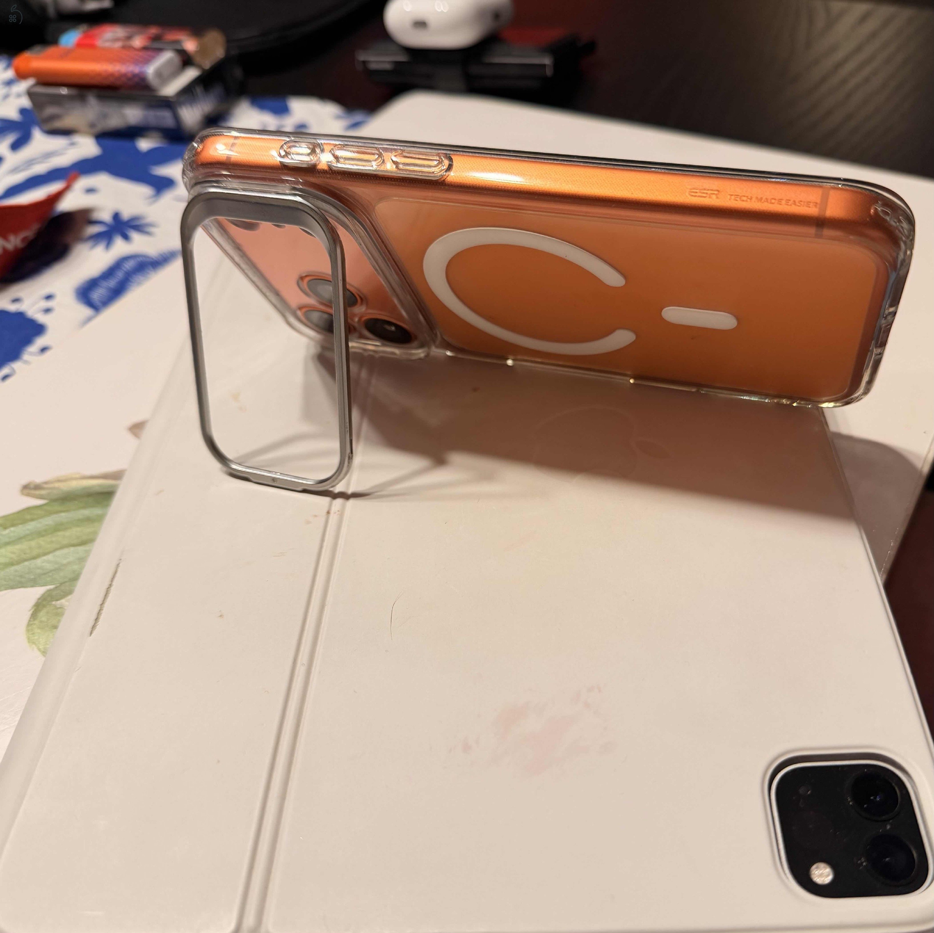 iPhone 17 ProMax 256 cosmic orange, garanciális, független, nagy akkus + ajándék