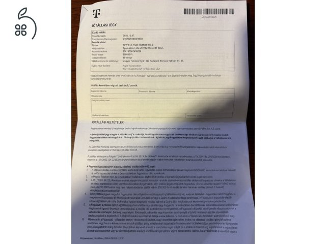 Eladó Apple Watch Ultra 3 ESIM 49mm