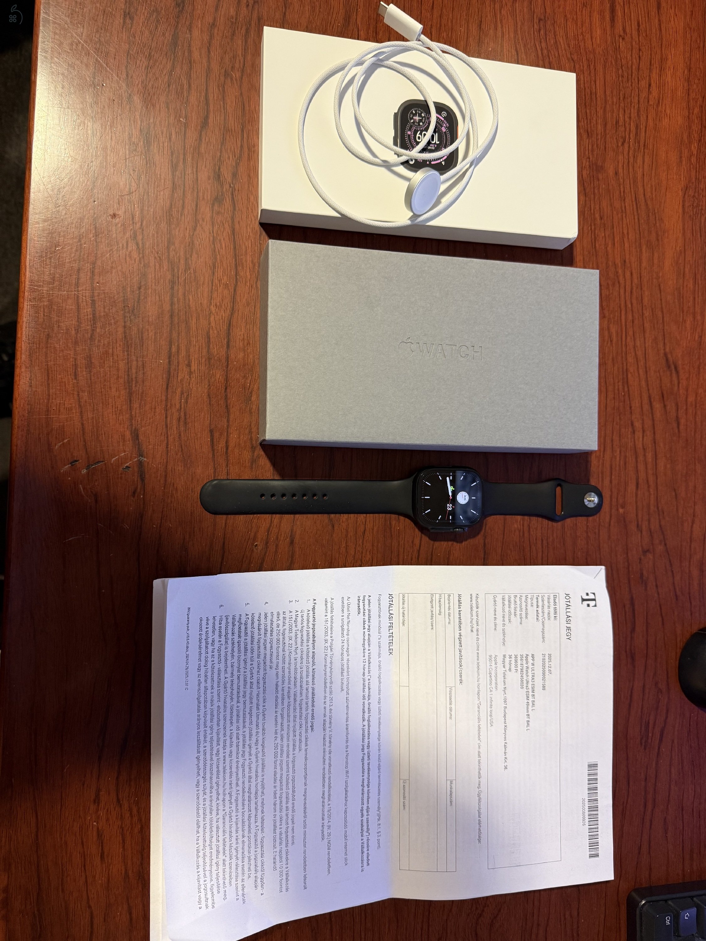 Eladó Apple Watch Ultra 3 ESIM 49mm