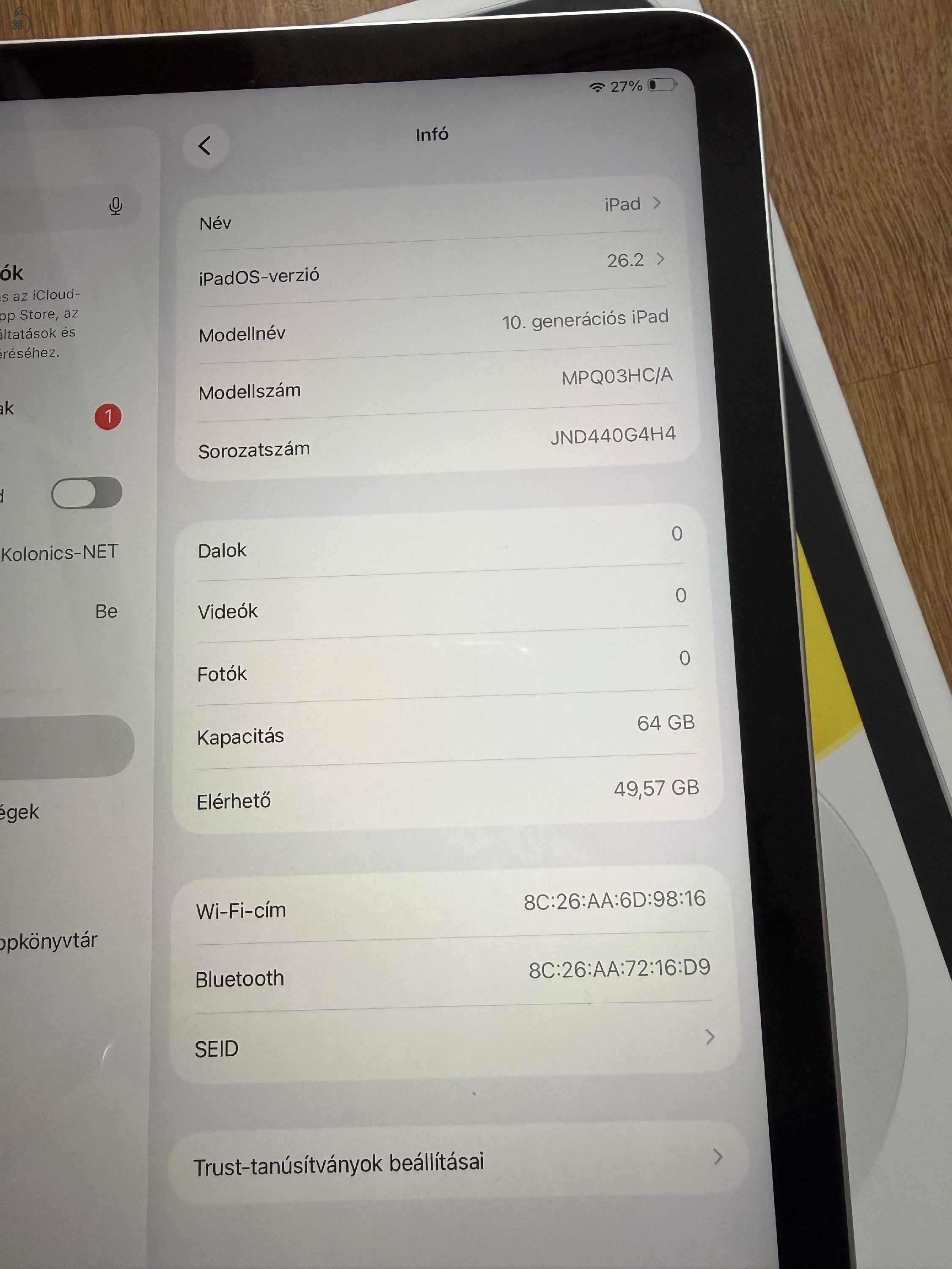 Apple Ipad 10 2022 10,9