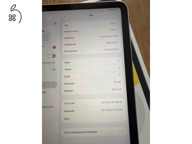 Apple Ipad 10 2022 10,9