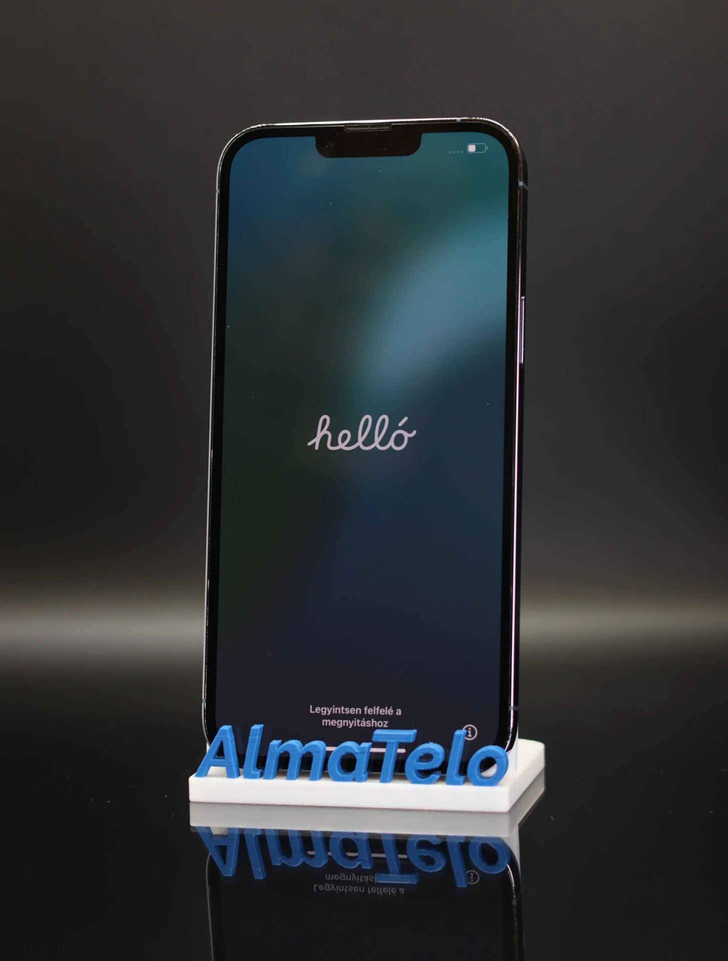 Apple iPhone 13 Pro Max 256 GB Sierra Blue 100% akku - 12 HÓ GARANCIA