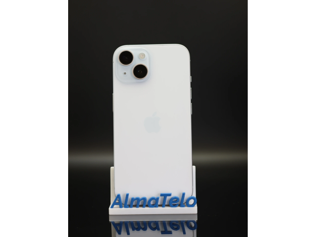 Apple iPhone 15 128 GB Blue 100% akku - 12 HÓ GARANCIA