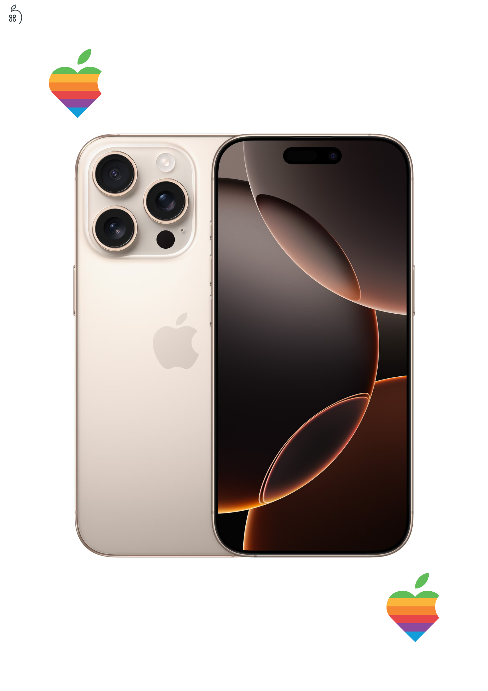 HIBÁTLAN iPhone 16 Pro, Sivatagi Titán, Független - 1ÉV Garancia, Számla