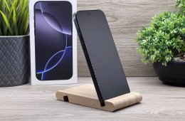 iPhone 16 Pro Max Black Titanium 256GB 2 ÉV Garanciával Számlával 100% Akku