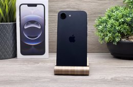 iPhone 16E Black 128GB 2 ÉV Garanciával Számlával 100% Akku