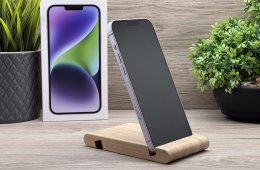 iPhone 14 Plus Purple 128GB 2 ÉV Garanciával Számlával 91% Akku