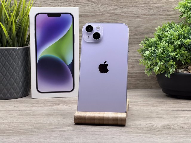 iPhone 14 Plus Purple 128GB 2 ÉV Garanciával Számlával 91% Akku