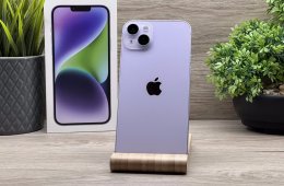 iPhone 14 Plus Purple 128GB 2 ÉV Garanciával Számlával 91% Akku