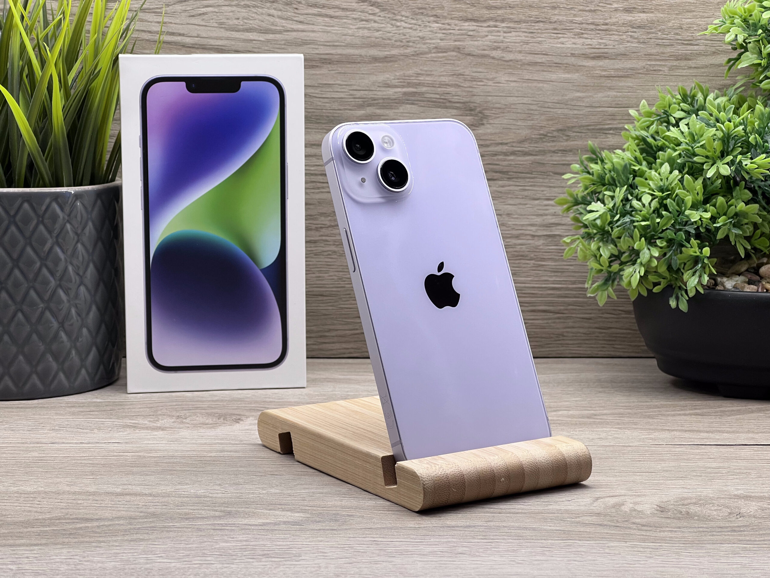 Hibátlan iPhone 14 Purple 128GB 2 ÉV Garanciával Számlával 100% Akku