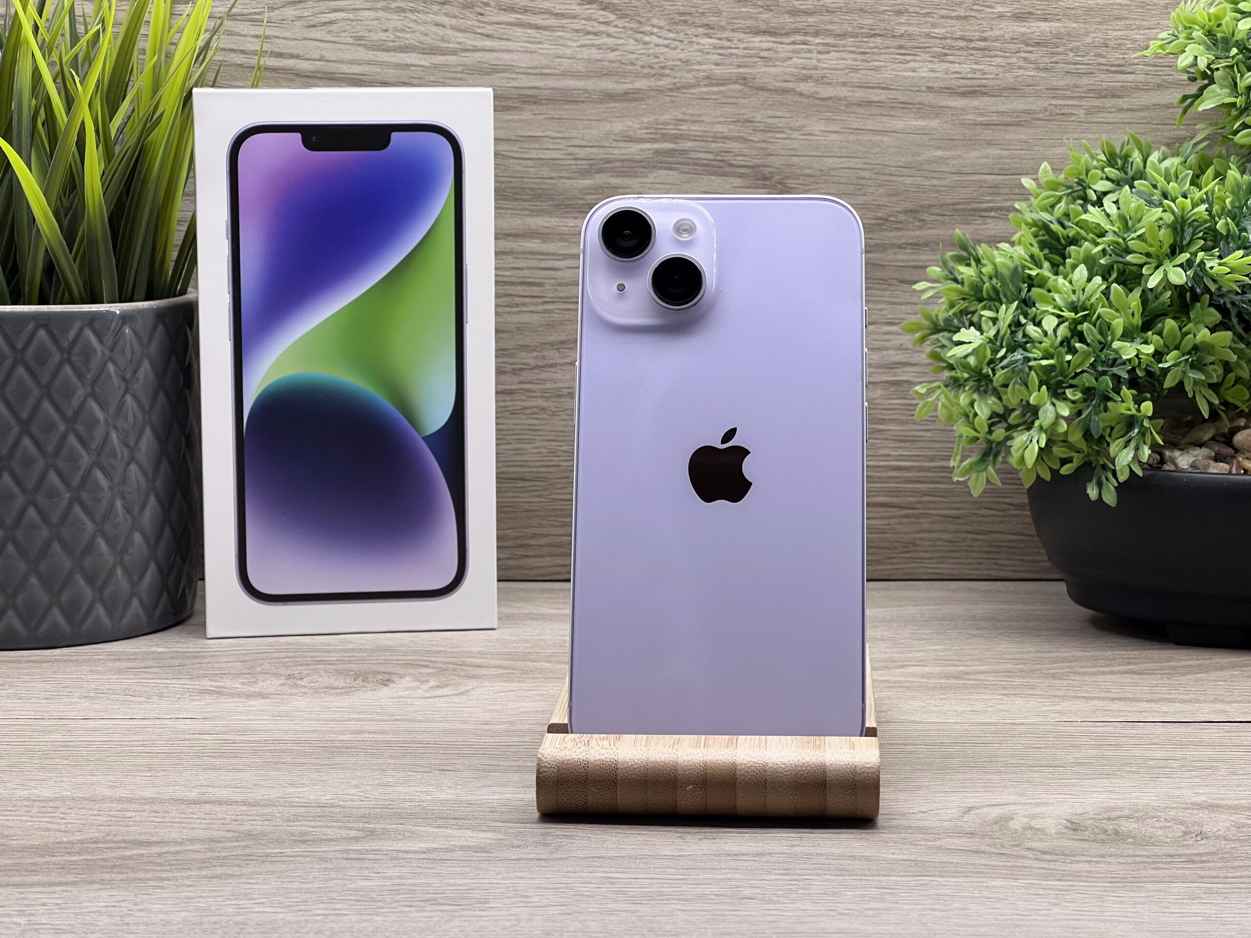 Hibátlan iPhone 14 Purple 128GB 2 ÉV Garanciával Számlával 100% Akku