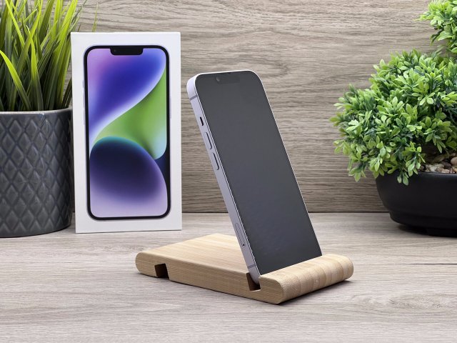 Hibátlan iPhone 14 Purple 128GB 2 ÉV Garanciával Számlával 100% Akku