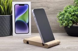 Hibátlan iPhone 14 Purple 128GB 2 ÉV Garanciával Számlával 100% Akku