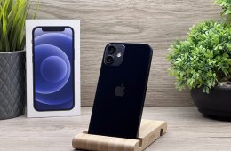 iPhone 12 Mini Black 128GB 2 ÉV Garanciával Számlával 100% Akku