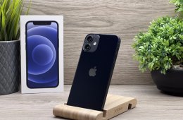 iPhone 12 Mini Black 64GB 2 ÉV Garanciával Számlával 100% Akku