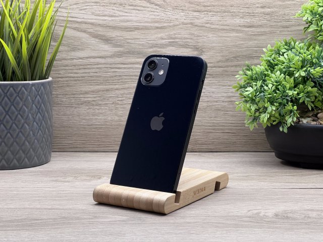 iPhone 12 Black 128GB 2 ÉV Garanciával Számlával