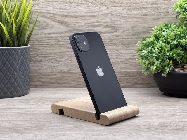 iPhone 12 Black 128GB 2 ÉV Garanciával Számlával