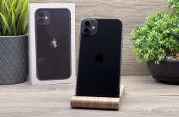 iPhone 11 Black 64GB 2 ÉV Garanciával Számlával 100% Akku