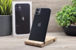 iPhone 11 Black 64GB 2 ÉV Garanciával Számlával 100% Akku