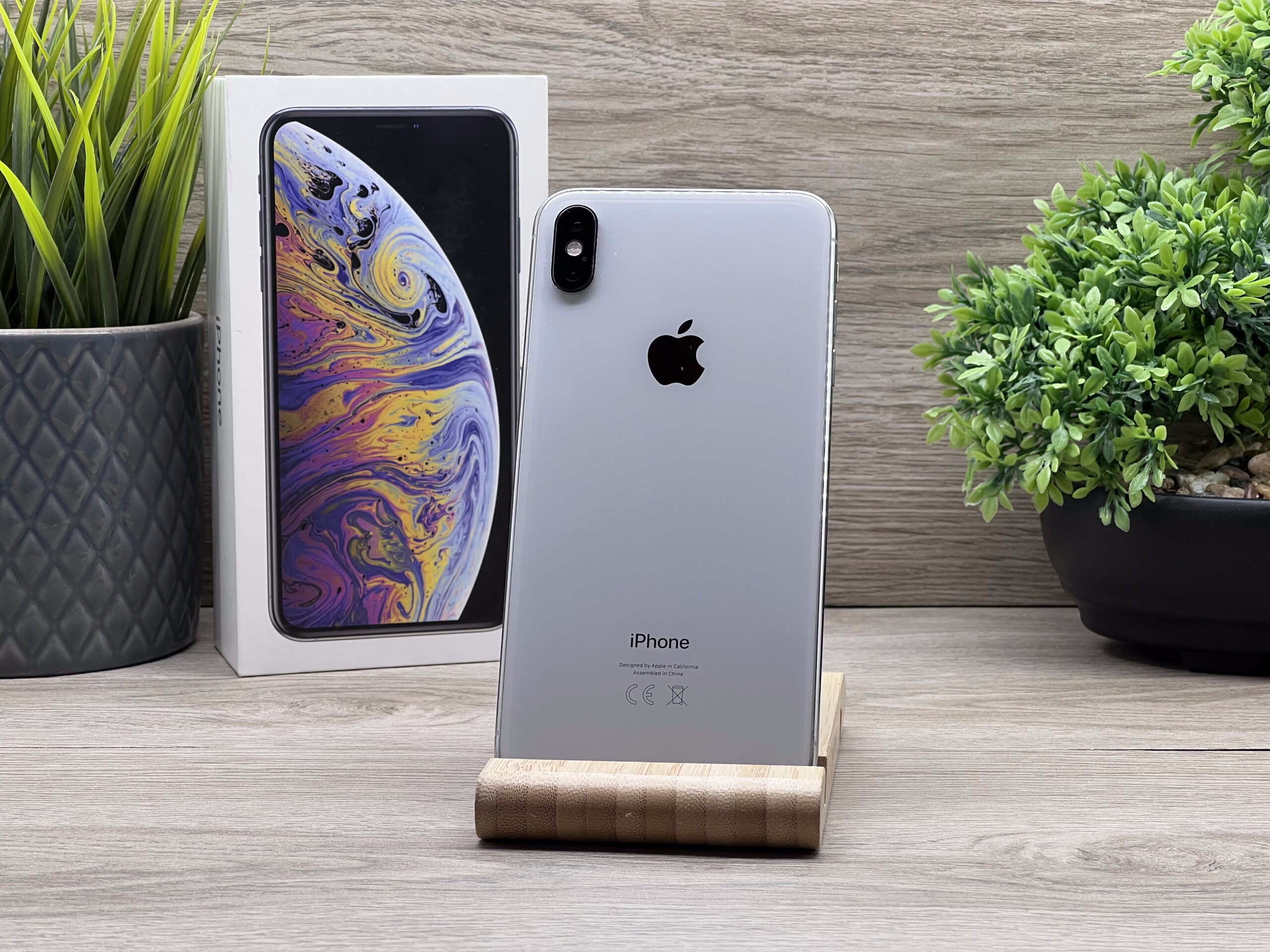 iPhone Xs Max Silver 64GB 2 ÉV Garanciával Számlával Aksi 100%