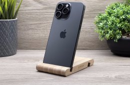 Hibátlan iPhone 15 Pro Max Black Titanium 256GB E-SIM 2 ÉV Garanciával Számlával 92% Akku