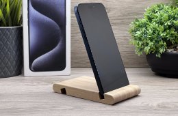 Hibátlan iPhone 15 Pro Blue Titanium 256GB 2 ÉV Garanciával Számlával 91% Akku