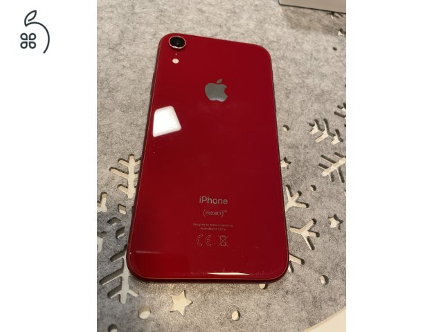 Eladó iPhone XR product red, független, 82% akku