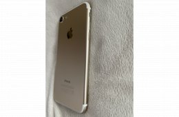 Eladó iPhone 7 gold, karcmentes, független, 128gb, 82%