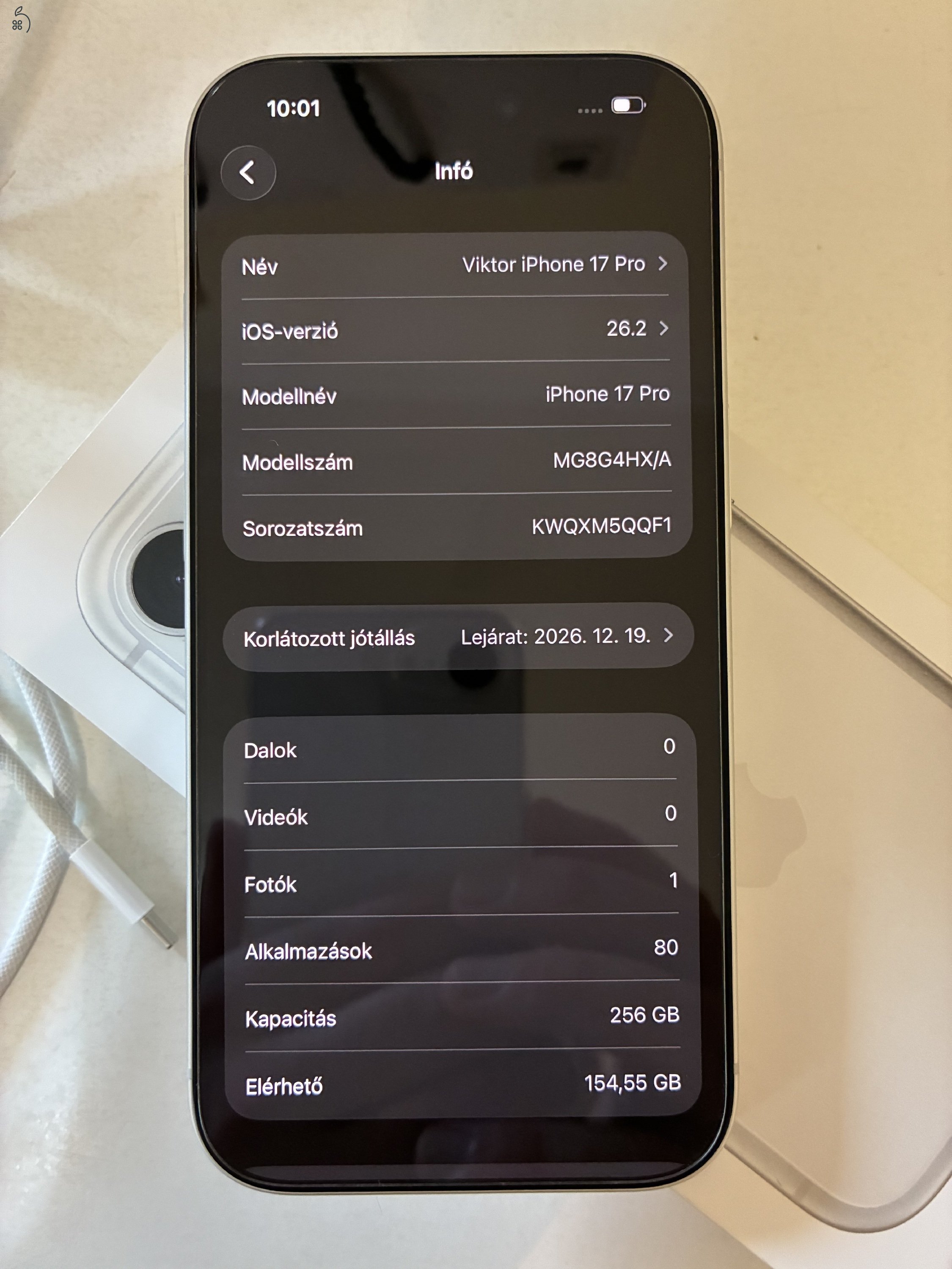 iPhone 17 Pro Silver 256GB