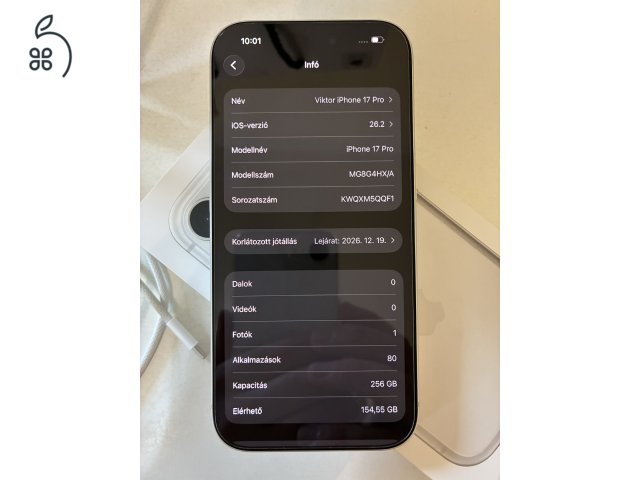 iPhone 17 Pro Silver 256GB