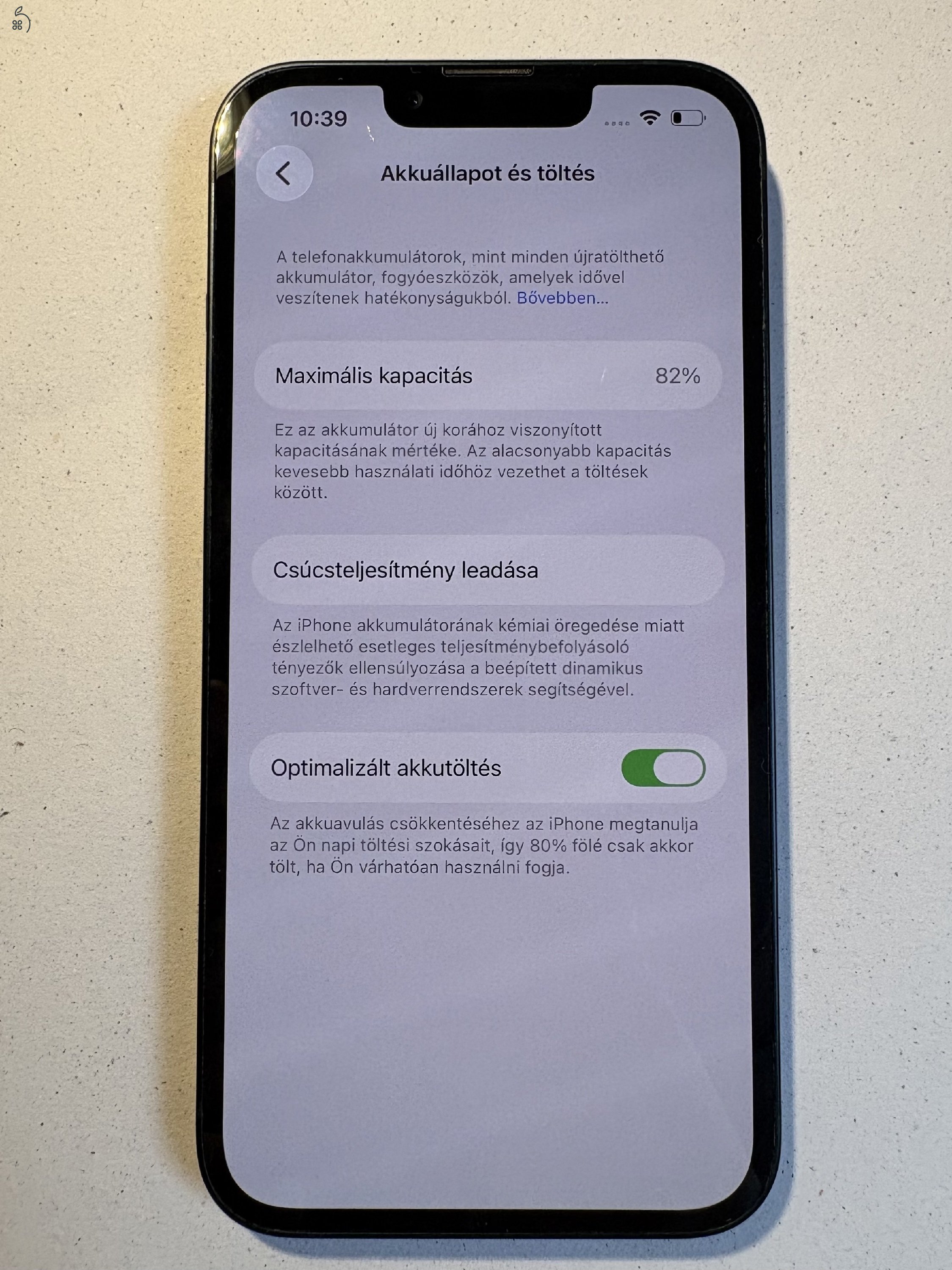 iPhone 13 128 GB fekete