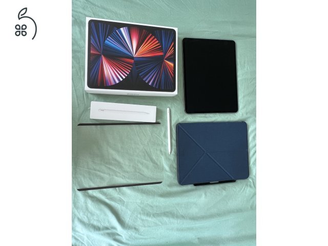 iPad Pro 5. gen 256 gb 12.9 tokkal pennel papír fóliával