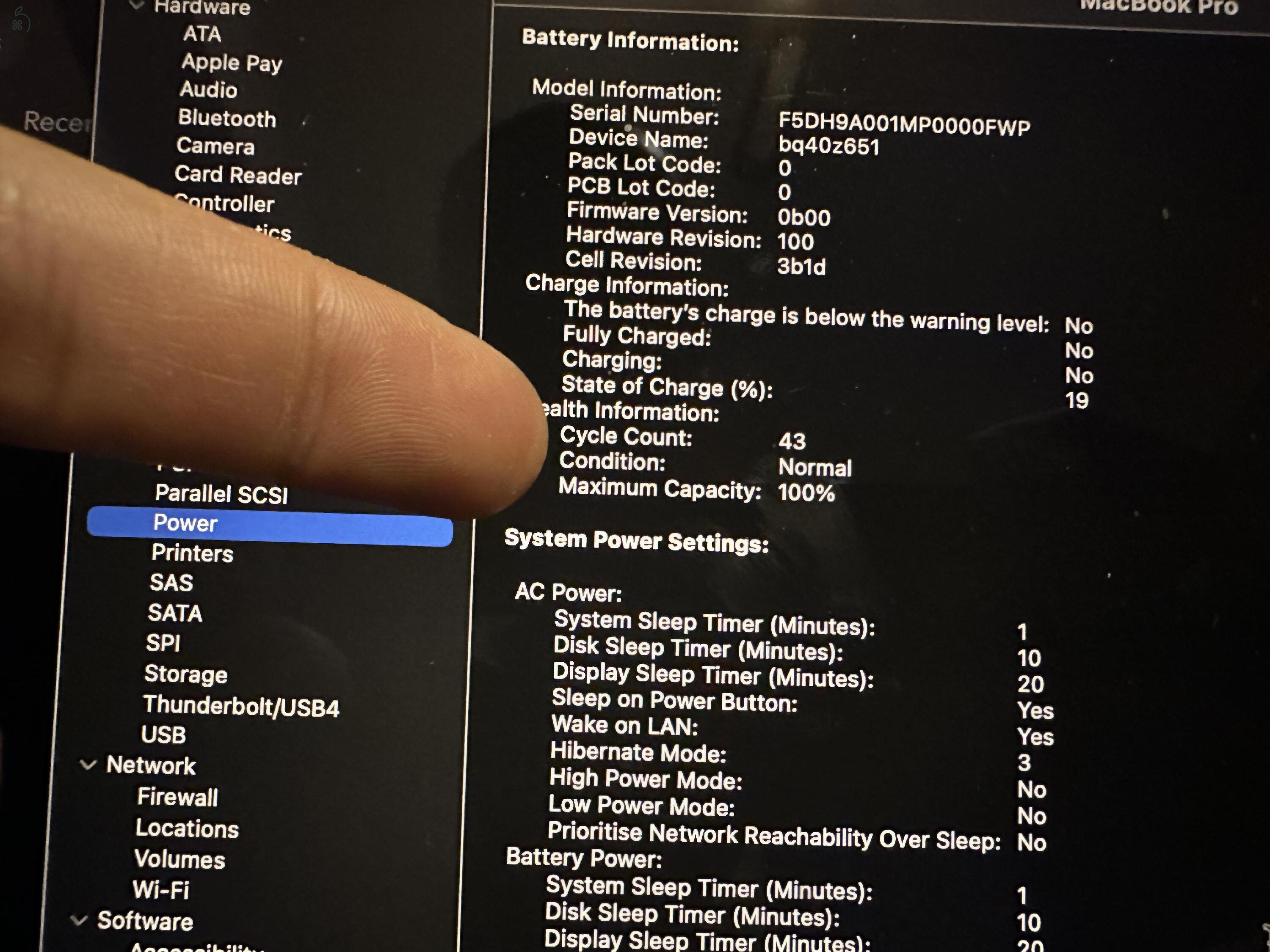 2024 Macbook Pro, 16', M4PRO, 48/512, asztrofekete, 100% akku, 41 ciklus