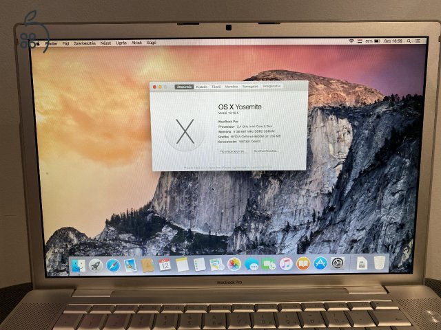 Apple MacBook Pro 2007 A1226 gyűjtőknek vagy fanatikusoknak!