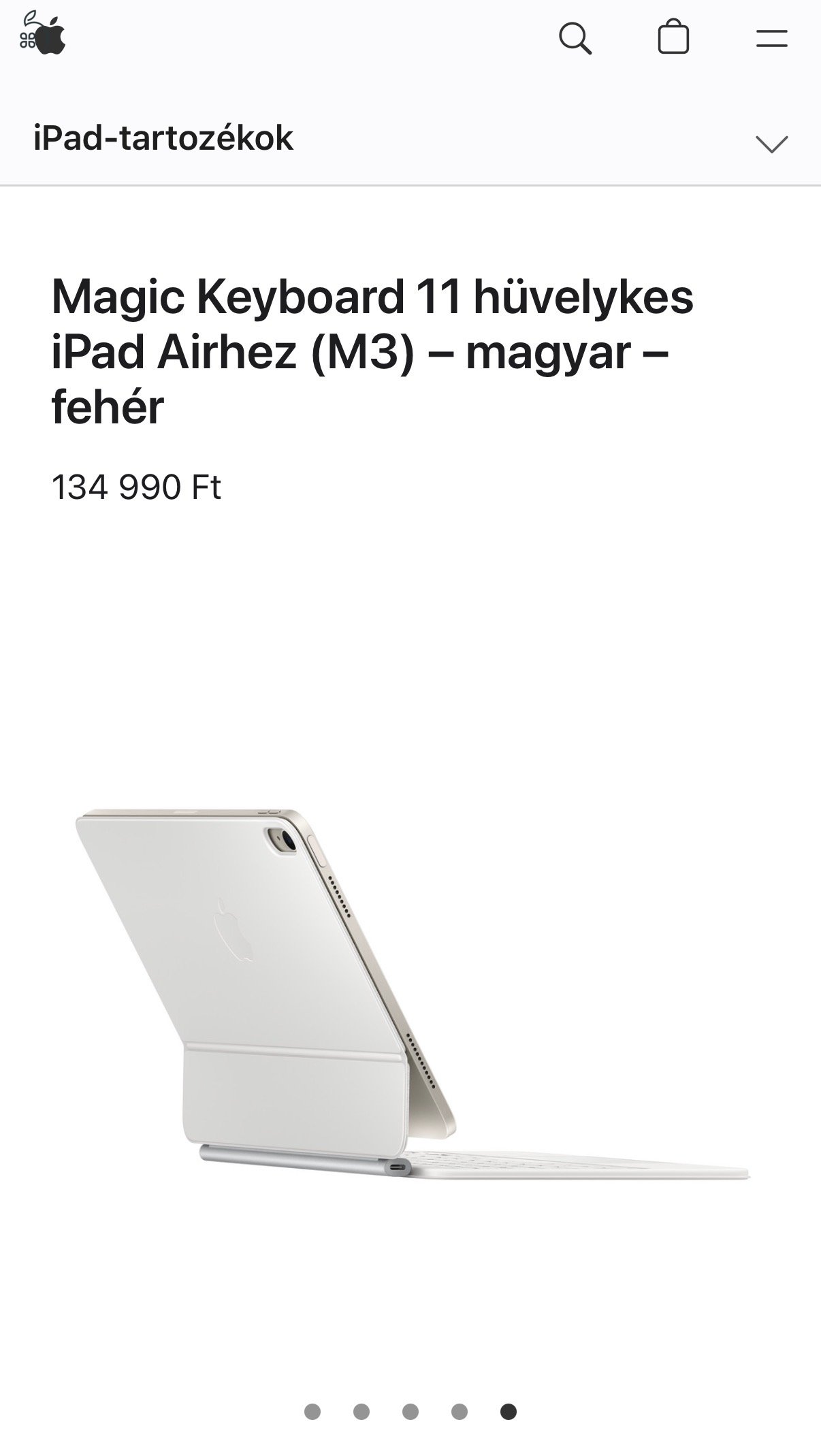 Apple iPad Air Magic Keyboard (11”, fehér, HU)