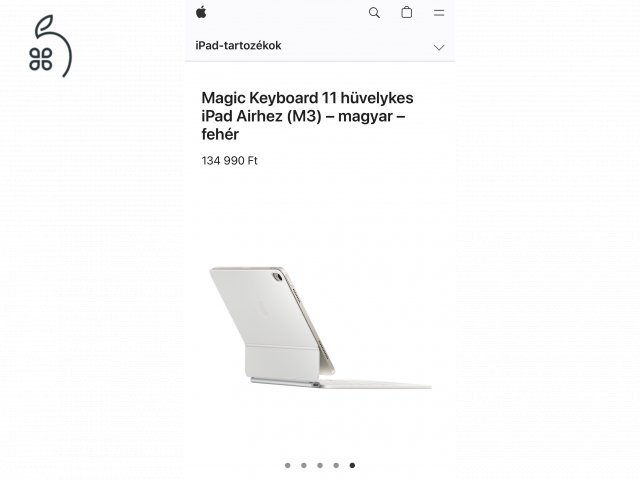 Apple iPad Air Magic Keyboard (11”, fehér, HU)