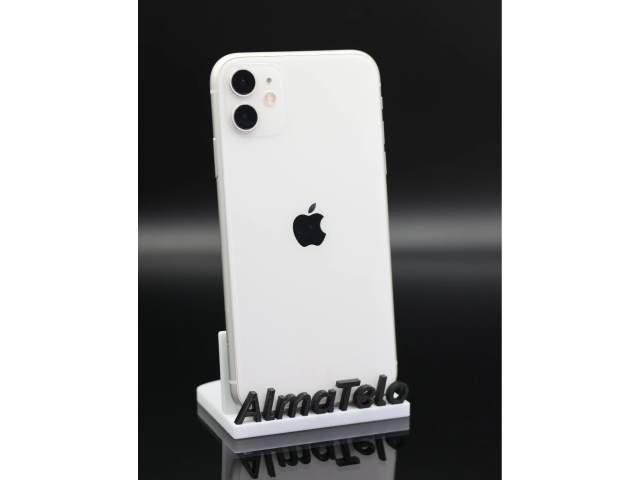 Apple iPhone 11 128 GB White 100% akku - 12 HÓ GARANCIA