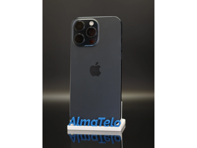 Apple iPhone 15 Pro Max 256 GB Blue Titanium 89% akku - 12 HÓ GARANCIA