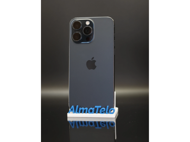 Apple iPhone 15 Pro Max 256 GB Blue Titanium 98% akku - 12 HÓ GARANCIA