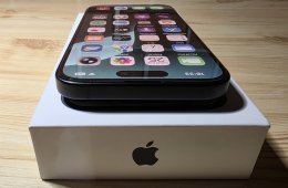 iPhone 15 128GB, fekete, garanciális