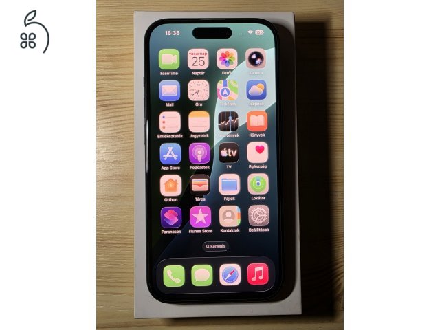 iPhone 15 128GB, fekete, garanciális