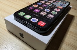 iPhone 15 128GB, fekete, garanciális