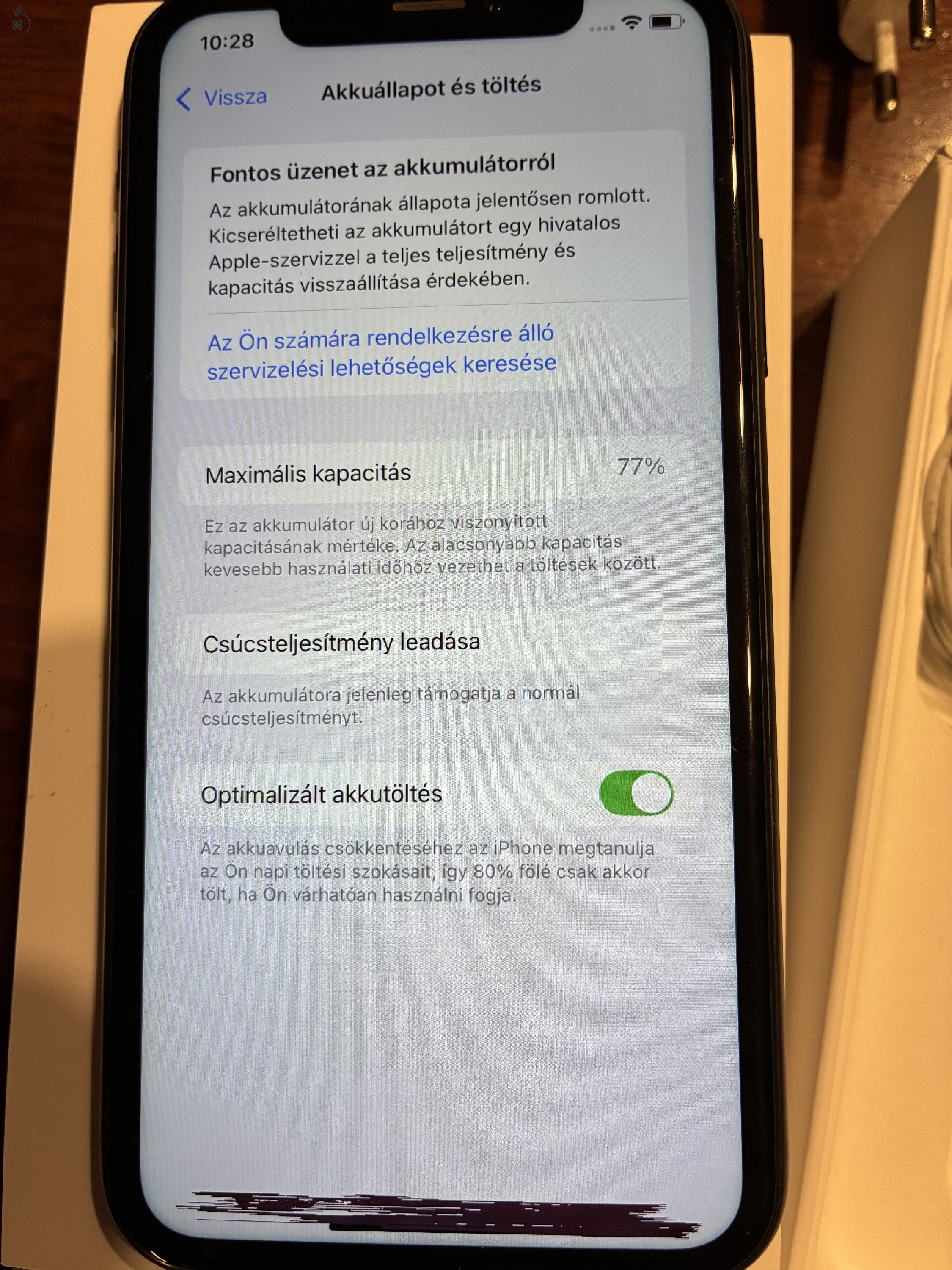 iPhone XR 64 GB fekete