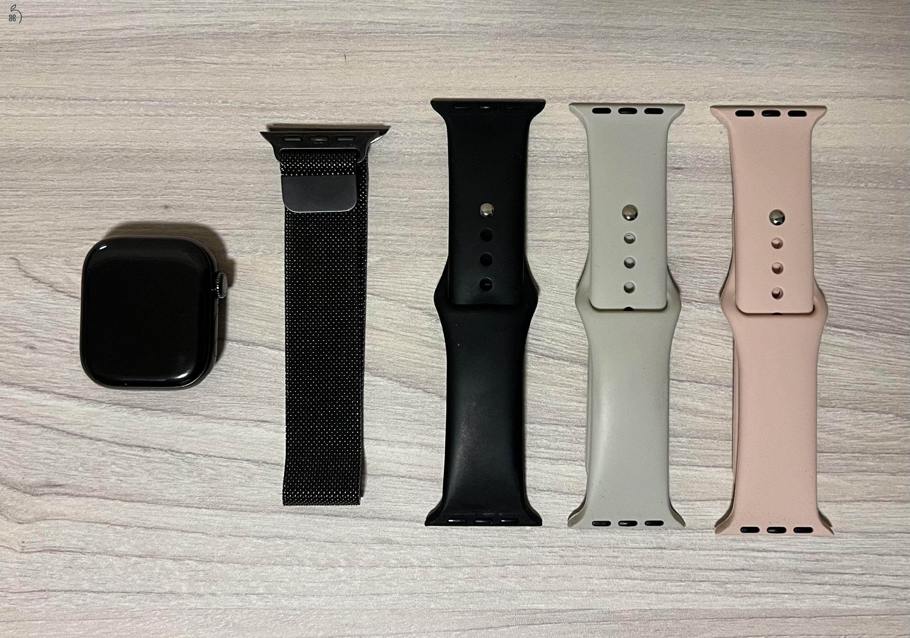 Apple Watch S11 GPS + Cellular 42mm, Palaszürke Titánium