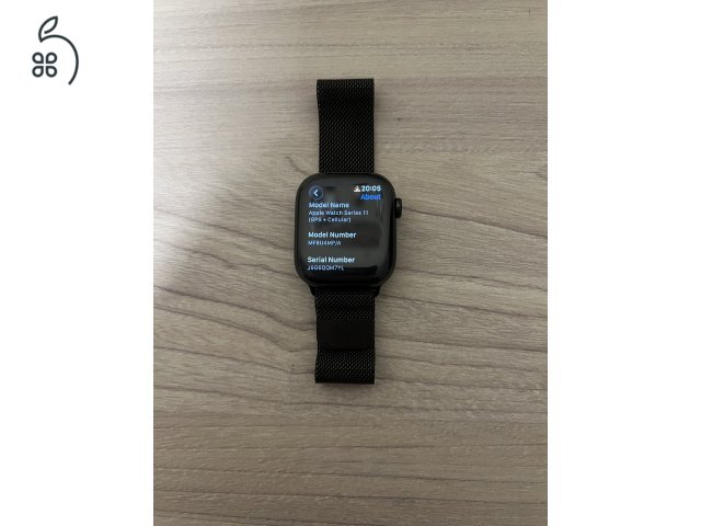 Apple Watch S11 GPS + Cellular 42mm, Palaszürke Titánium