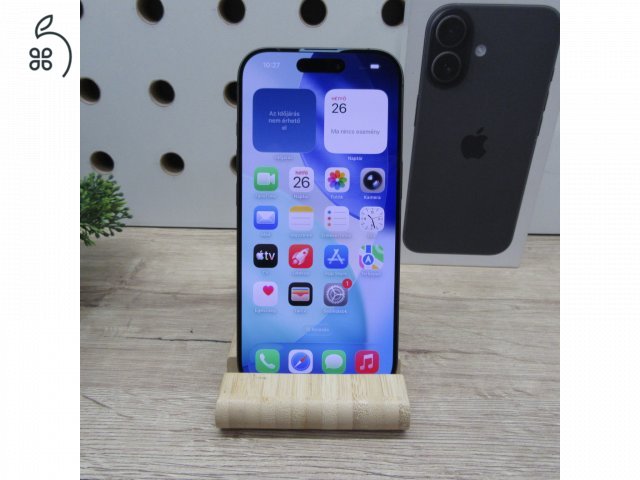 Apple iPhone 17 256GB Black – használt – 100% akku – Apple garancia 2026.12.15-ig