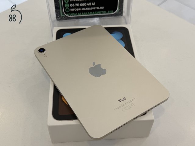 iPad Mini 6 64GB Wifi Újszerű/1 hónap gar./Akku 90%%/p80e