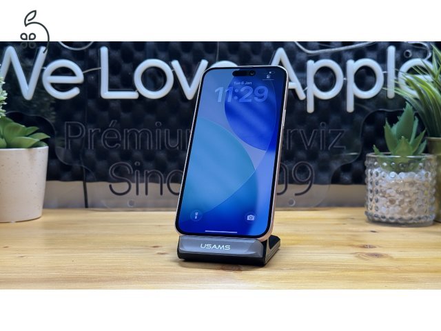 iPhone 15 Plus, 128GB, Rózsaszín, Független - 1ÉV Garancia, Számla