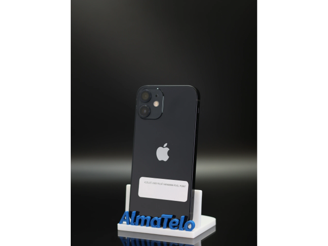 Apple iPhone 12 Mini 128 GB Black 100% akku - 12 HÓ GARANCIA