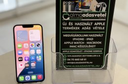 iPhone 13 128GB Független Használt/1-3 hónap gar./Akku 100%/p4702